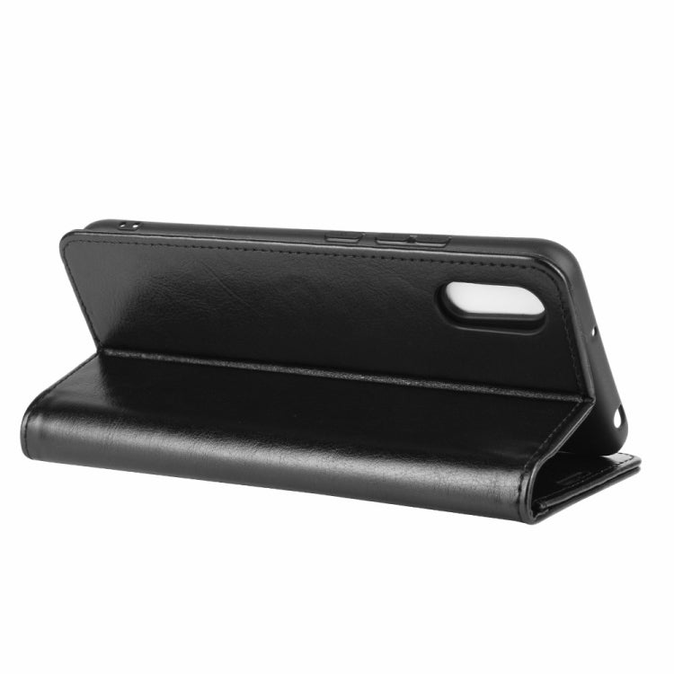 Black flip protective case with kickstand viewing angle and side button cutouts