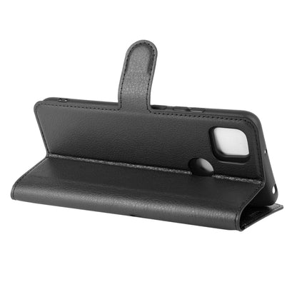 Dark horizontal flip wallet case with viewing stand and protective front cover