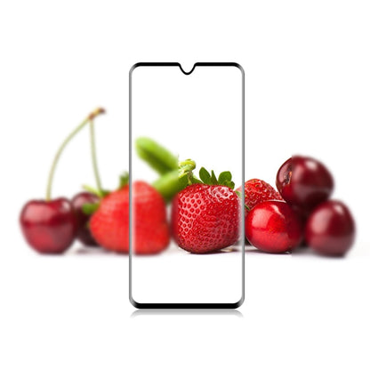 Tempered glass screen protector with curved edges for full front coverage phone