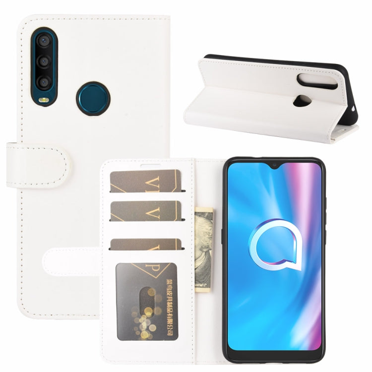 White flip phone case bundle with card slots, side flap, and stand view with phone screen
