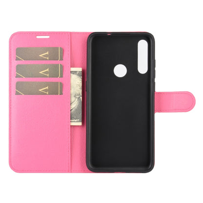 Pink flip phone case showing three card slots and secure phone cover cutouts