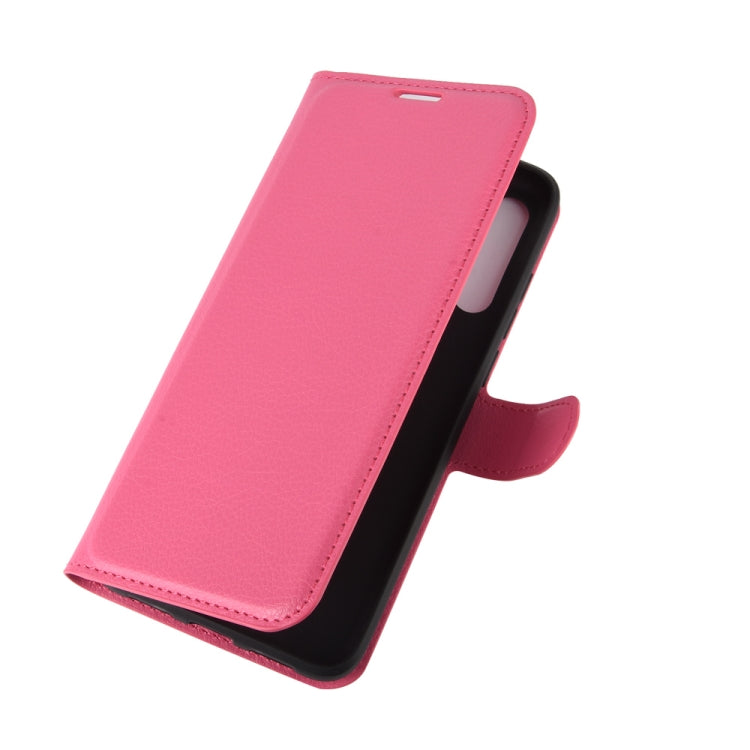 Pink flip phone case with side cutouts and smooth folio cover