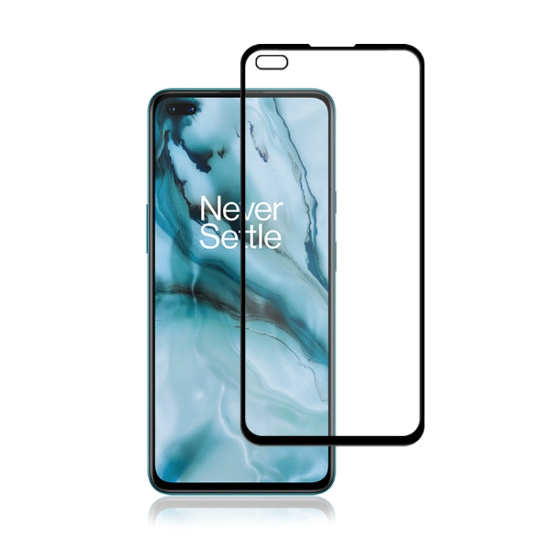 9H tempered glass screen protector film, 2.5D full-glue for Oneplus Nord