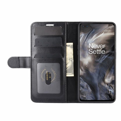 Black folio phone case open, showing card pockets and front cover shielding