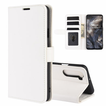 White flip wallet phone case with card slots and viewing stand