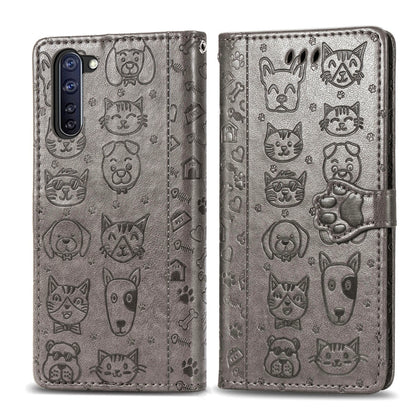 Cute Cat and Dog Embossed Horizontal Flip Leather Case with Holder & Card Slots & Wallet & Lanyard, For Xiaomi Redmi 9A, For Xiaomi Redmi 9C, For OPPO  Reno3 A
