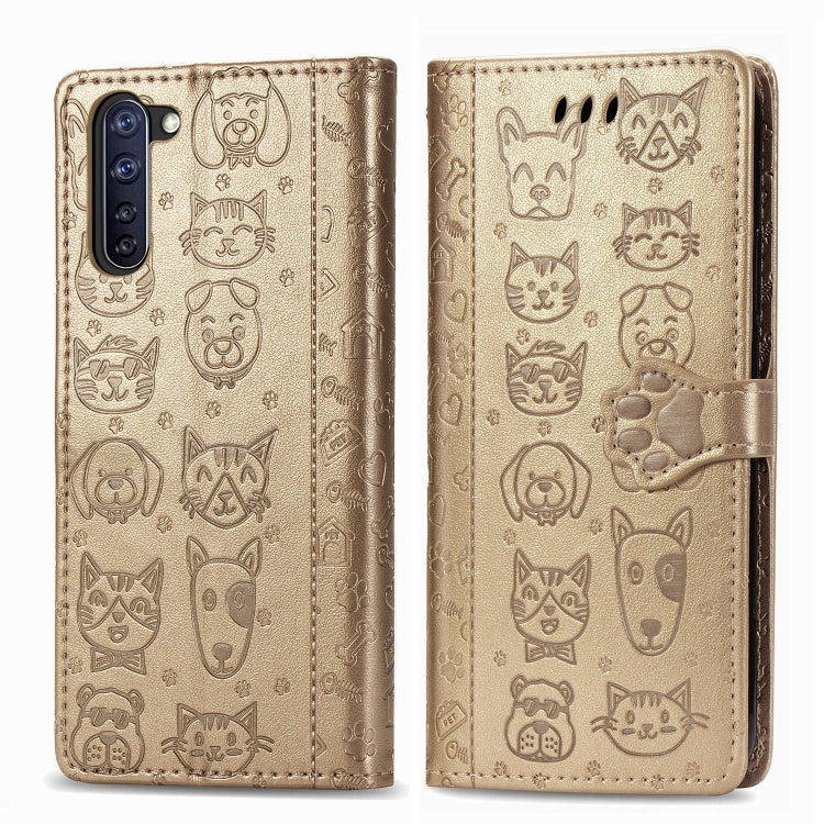 Cute Cat and Dog Embossed Horizontal Flip Leather Case with Holder & Card Slots & Wallet & Lanyard, For Xiaomi Redmi 9A, For Xiaomi Redmi 9C, For OPPO  Reno3 A