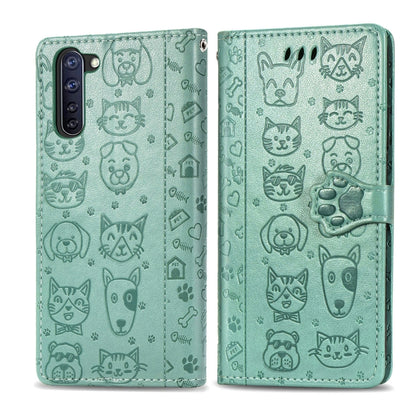 Cute Cat and Dog Embossed Horizontal Flip Leather Case with Holder & Card Slots & Wallet & Lanyard, For Xiaomi Redmi 9A, For Xiaomi Redmi 9C, For OPPO  Reno3 A