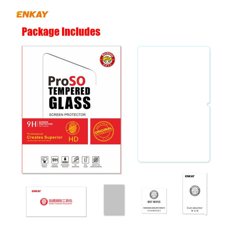 ENKAY Hat-Prince 0.33mm 9H Surface Hardness 2.5D Explosion-proof Tempered Glass Screen Protector, For Huawei Honor V6, For Samsung Galaxy Tab A 8.4 (2020), For Lenovo M10 Plus 10.3, For Lenovo Smart Tab M10 10.1, For Lenovo E10 TB-X104F 10.1