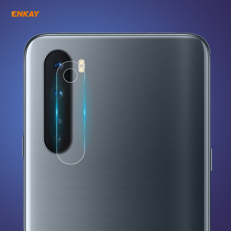 ENKAY tempered glass camera lens protector film with rounded edge for rear camera