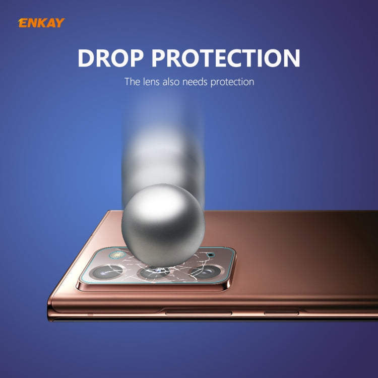 ENKAY tempered glass camera lens protector designed for drop protection