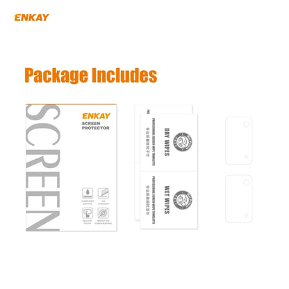 ENKAY screen protector package includes glass pieces and installation accessories