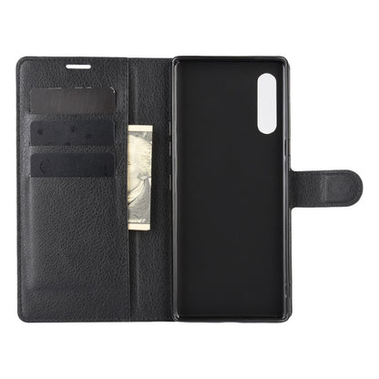 For LG Velvet Litchi Texture Horizontal Flip Protective Case with Holder & Card Slots & Wallet, For LG Velvet
