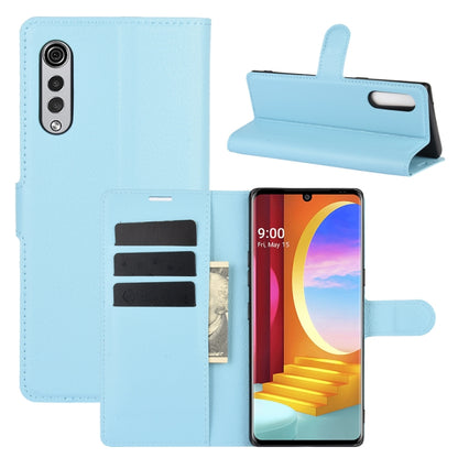 For LG Velvet Litchi Texture Horizontal Flip Protective Case with Holder & Card Slots & Wallet, For LG Velvet