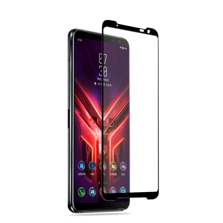 Tempered glass screen protector for ASUS ROG Phone 3, curved 2.5D edges