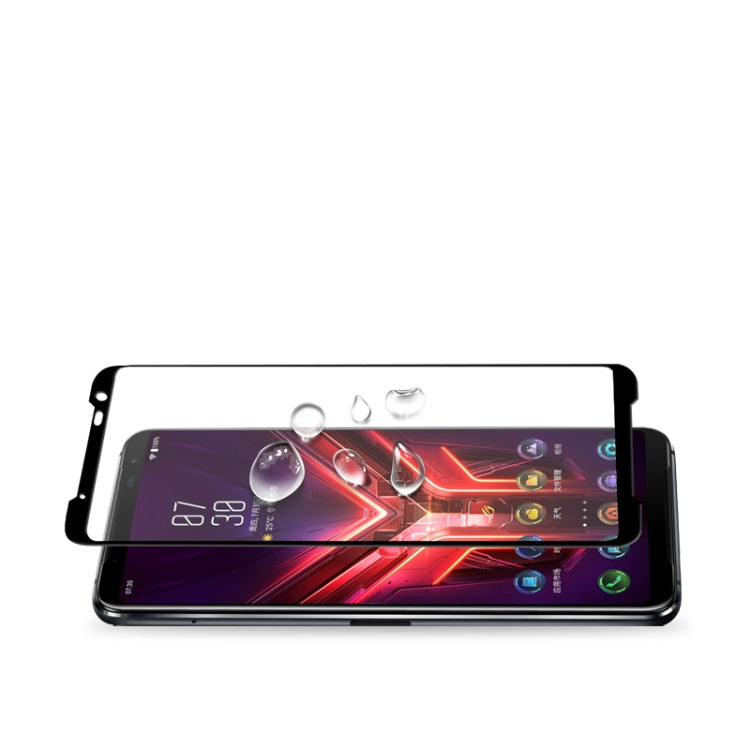 Tempered glass screen protector for ASUS ROG Phone 3, horizontal alignment