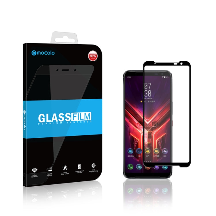 mocolo tempered glass screen protector package with protector for ASUS ROG Phone 3