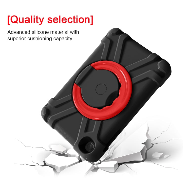 PC + Silicone Shockproof Combination Case with 360 Degree Rotating Holder & Handle, For Galaxy Tab A 8.4 (2020) T307, For Amazon Kindle Fire HD8 (2020)