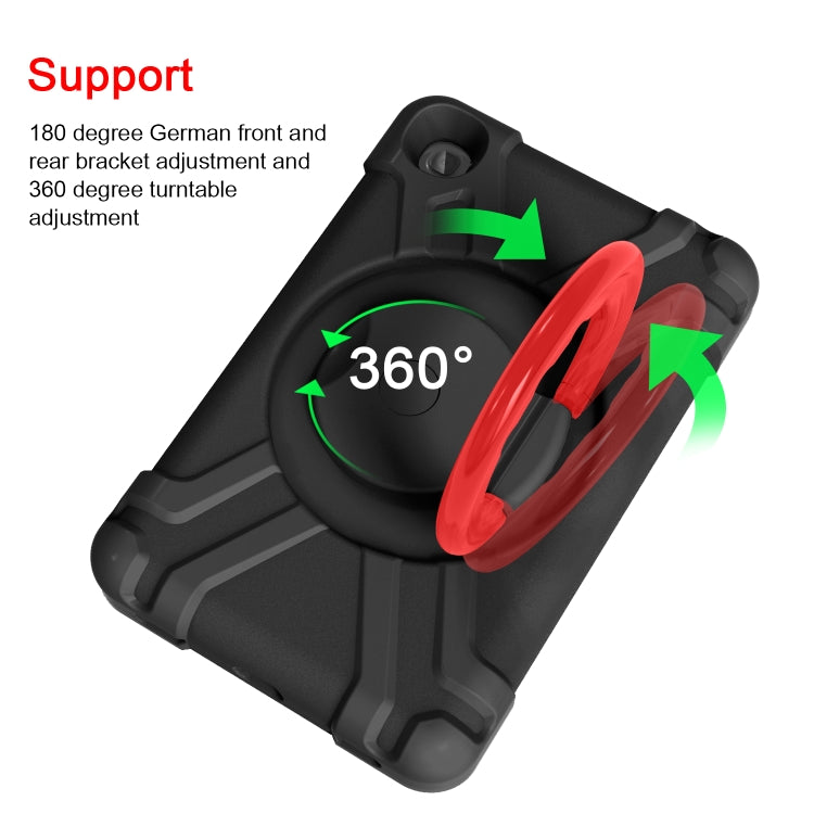 PC + Silicone Shockproof Combination Case with 360 Degree Rotating Holder & Handle, For Galaxy Tab A 8.4 (2020) T307, For Amazon Kindle Fire HD8 (2020)