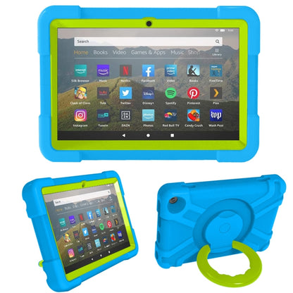 PC + Silicone Shockproof Combination Case with 360 Degree Rotating Holder & Handle, For Galaxy Tab A 8.4 (2020) T307, For Amazon Kindle Fire HD8 (2020)