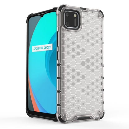 For OPPO Realme C15 Shockproof Honeycomb PC + TPU Case