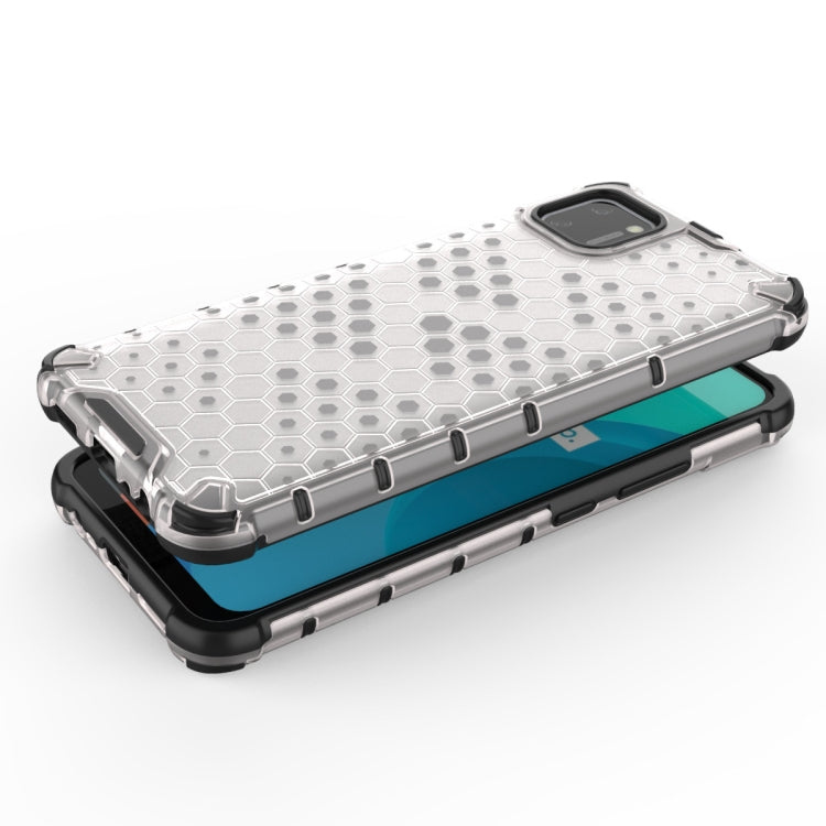 For OPPO Realme C15 Shockproof Honeycomb PC + TPU Case