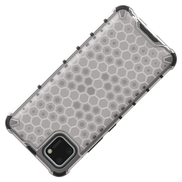 For OPPO Realme C15 Shockproof Honeycomb PC + TPU Case
