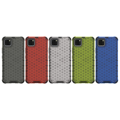 For OPPO Realme C15 Shockproof Honeycomb PC + TPU Case