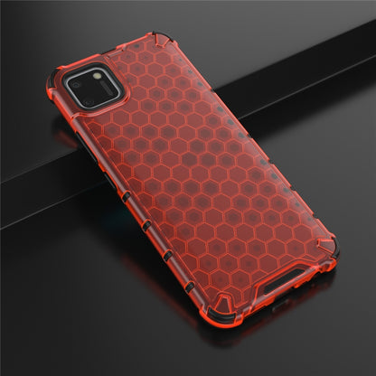 For OPPO Realme C15 Shockproof Honeycomb PC + TPU Case