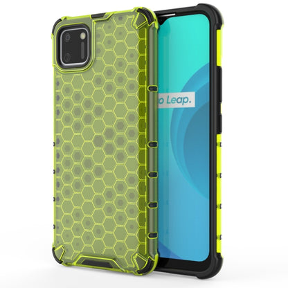 For OPPO Realme C15 Shockproof Honeycomb PC + TPU Case