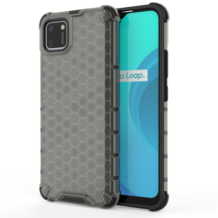 For OPPO Realme C11 Shockproof Honeycomb PC + TPU Case, For OPPO Realme C11