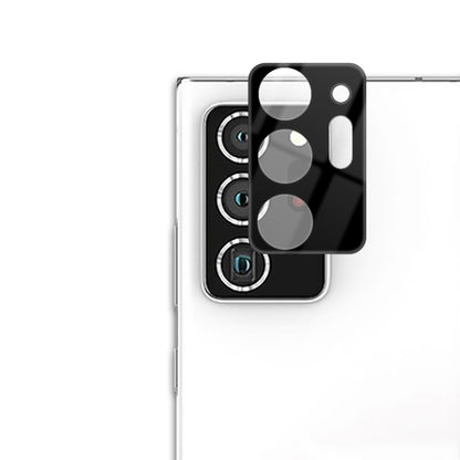 Tempered glass rear camera lens protector film with three cutouts for Note20
