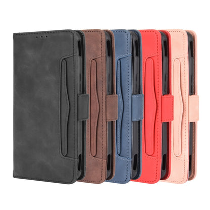 Wallet-style leather phone case with card slot, assorted colors