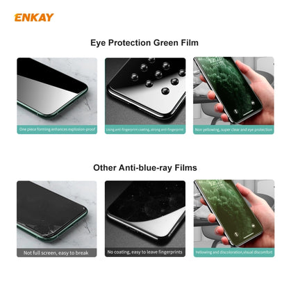 Green eye-protection tempered glass screen protector, anti-blue-ray film set