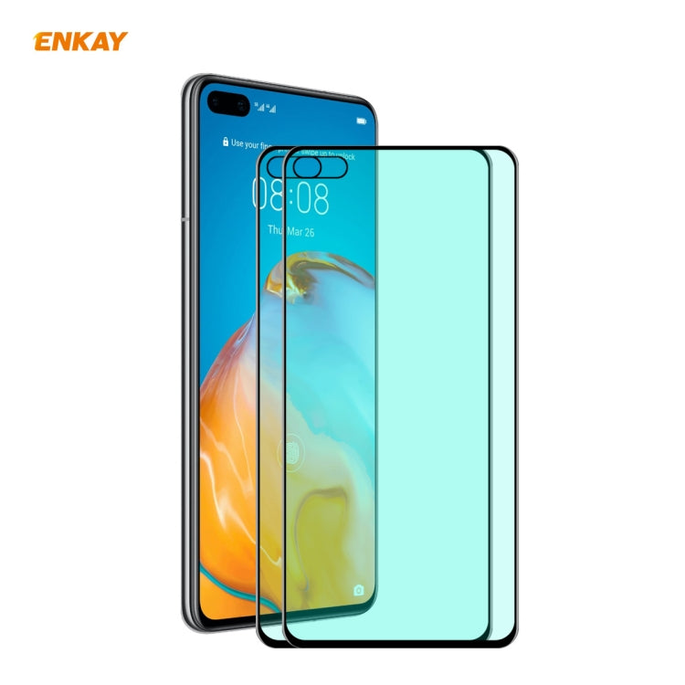 Curved full-screen tempered glass screen protector applied over smartphone screen