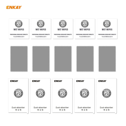 5 PCS ENKAY Hat-Prince 0.26mm 9H 6D Curved Full Screen Eye Protection Green Film Tempered Glass Protector, For Xiaomi Redmi Note 8 Pro, For Redmi Note 9S/Note 9 Pro, For Redmi 10X 4G/Redmi Note 9, For Xiaomi Redmi 9 / 9A / 9C, For Samsung Galaxy A71   ...
