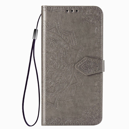 Mandala Flower Embossed Horizontal Flip Leather Case with Bracket / Card Slot / Wallet / Lanyard, For OPPO A52, For OPPO A92S, For OPPO Realme C12, For OPPO Realme C15, For OPPO A52 5G