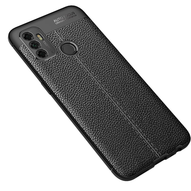 Litchi Texture TPU Shockproof Case, For OPPO A53 (2020)