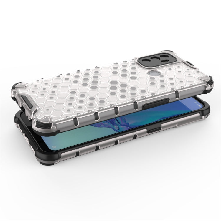 For OPPO A53 2020  Shockproof Honeycomb PC + TPU Case
