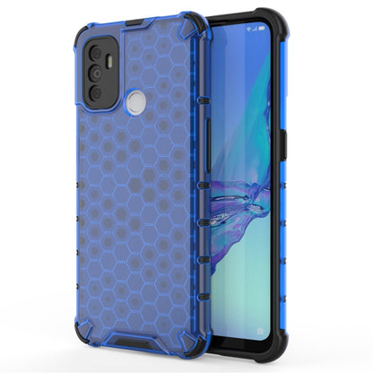 For OPPO A53 2020  Shockproof Honeycomb PC + TPU Case