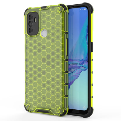 For OPPO A53 2020  Shockproof Honeycomb PC + TPU Case
