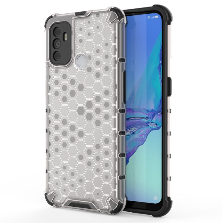 For OPPO A53 2020  Shockproof Honeycomb PC + TPU Case