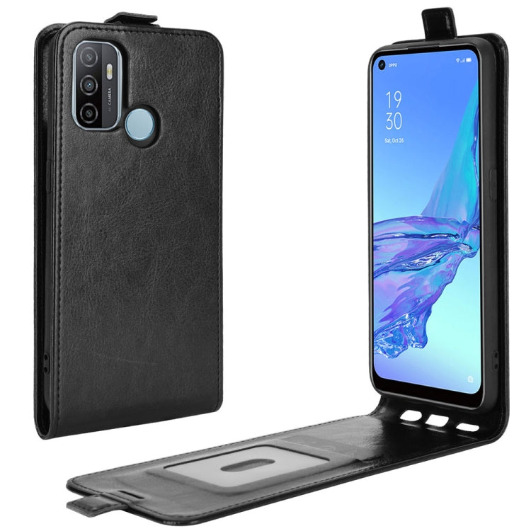 For OPPO A53 2020/OPPO A32 2020 R64 Texture Single Vertical Flip Leather Protective Case with Card Slots & Photo Frame, For OPPO A53 2020