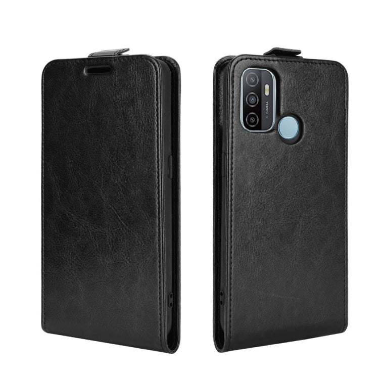 For OPPO A53 2020/OPPO A32 2020 R64 Texture Single Vertical Flip Leather Protective Case with Card Slots & Photo Frame, For OPPO A53 2020
