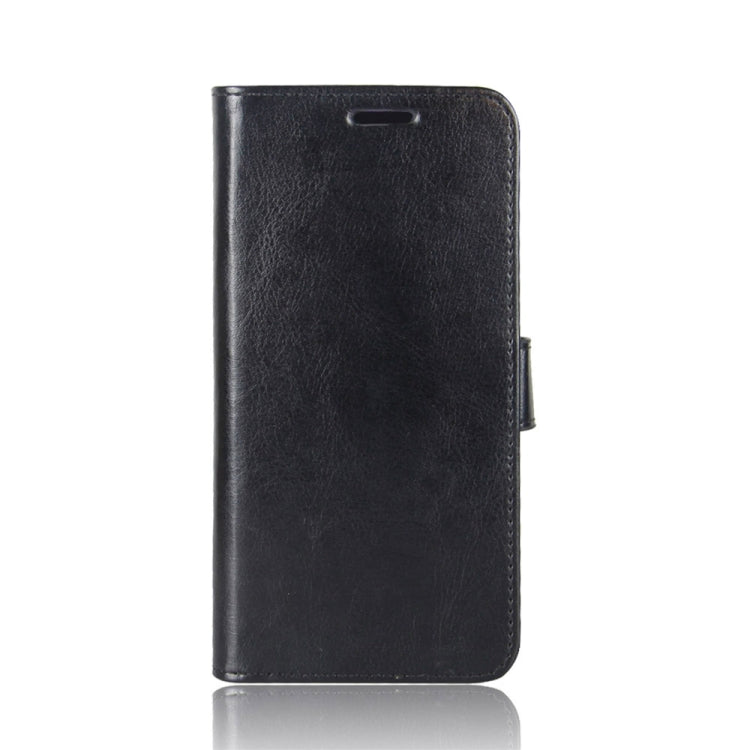 Black textured single flip phone case with slim front cover for Xperia 5 II