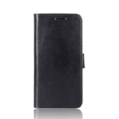 Black textured single flip phone case with slim front cover for Xperia 5 II