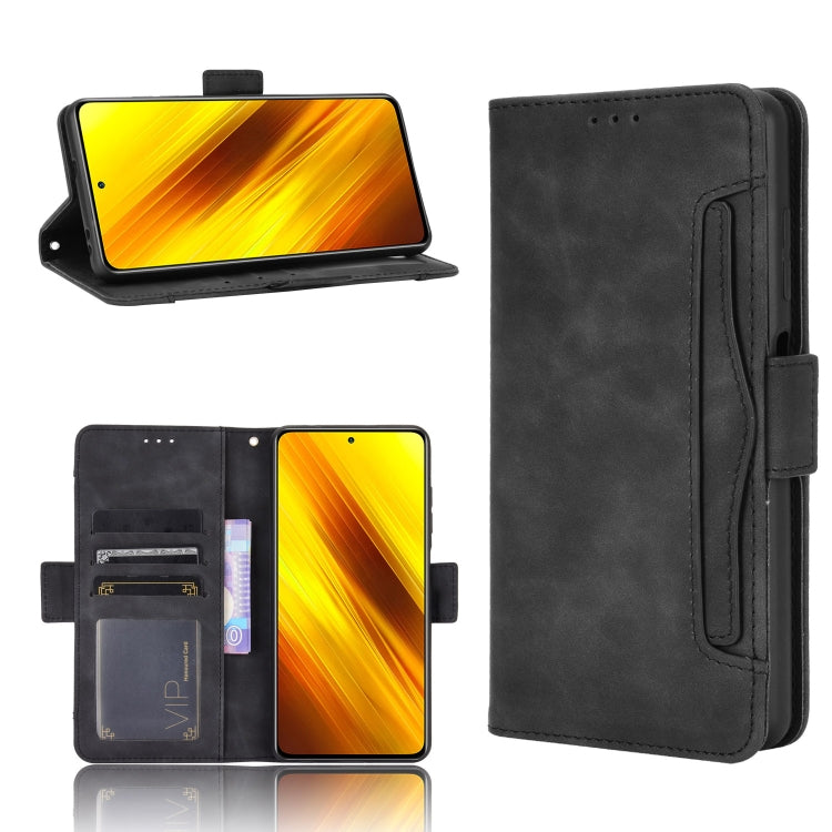 Black wallet phone case shown closed, opened, and with phone screen