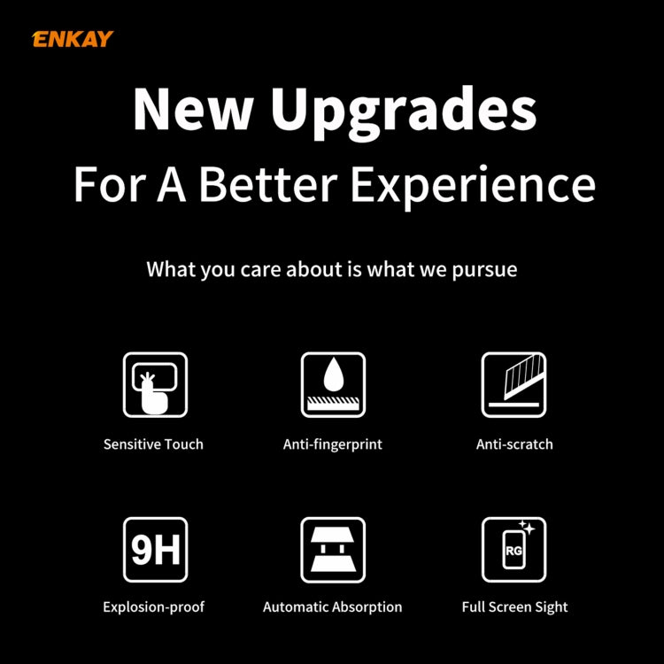 2 PCS ENKAY Hat-Prince Full Glue 0.26mm 9H 2.5D Tempered Glass Full Coverage Film, For Samsung Galaxy M51, For Samsung Galaxy A42 5G, For Xiaomi Poco X3 / X3 NFC