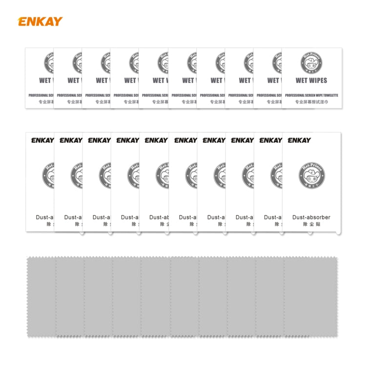 10 PCS ENKAY Hat-Prince Full Glue 0.26mm 9H 2.5D Tempered Glass Full Coverage Film, For Samsung Galaxy M51, For Samsung Galaxy A42 5G, For Xiaomi Poco X3 / X3 NFC(10pcs)