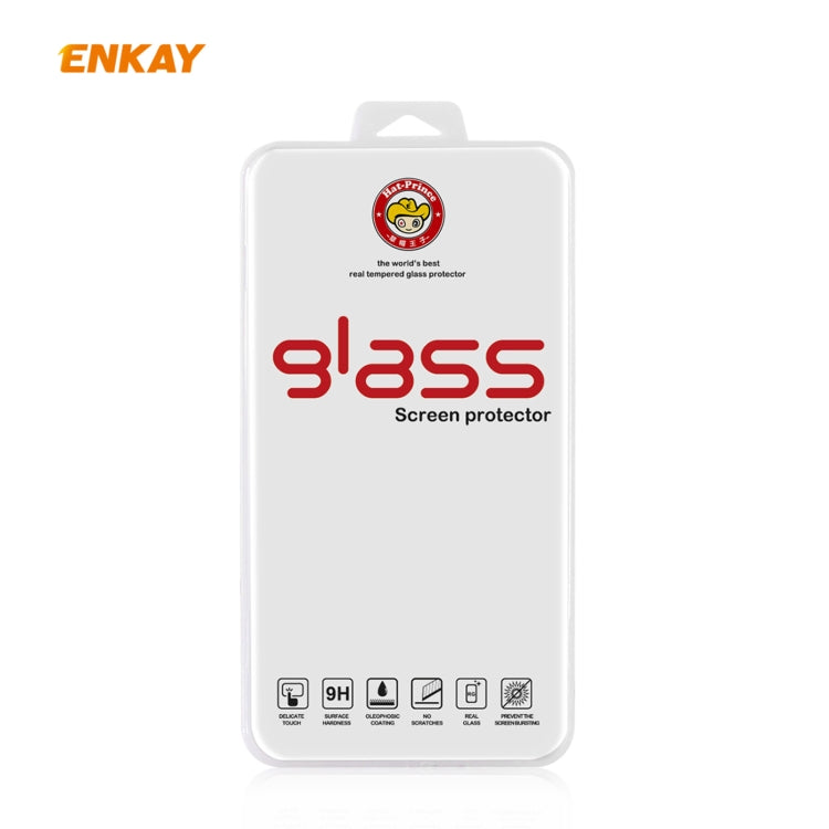 ENKAY 9H tempered glass screen protector film in retail pack